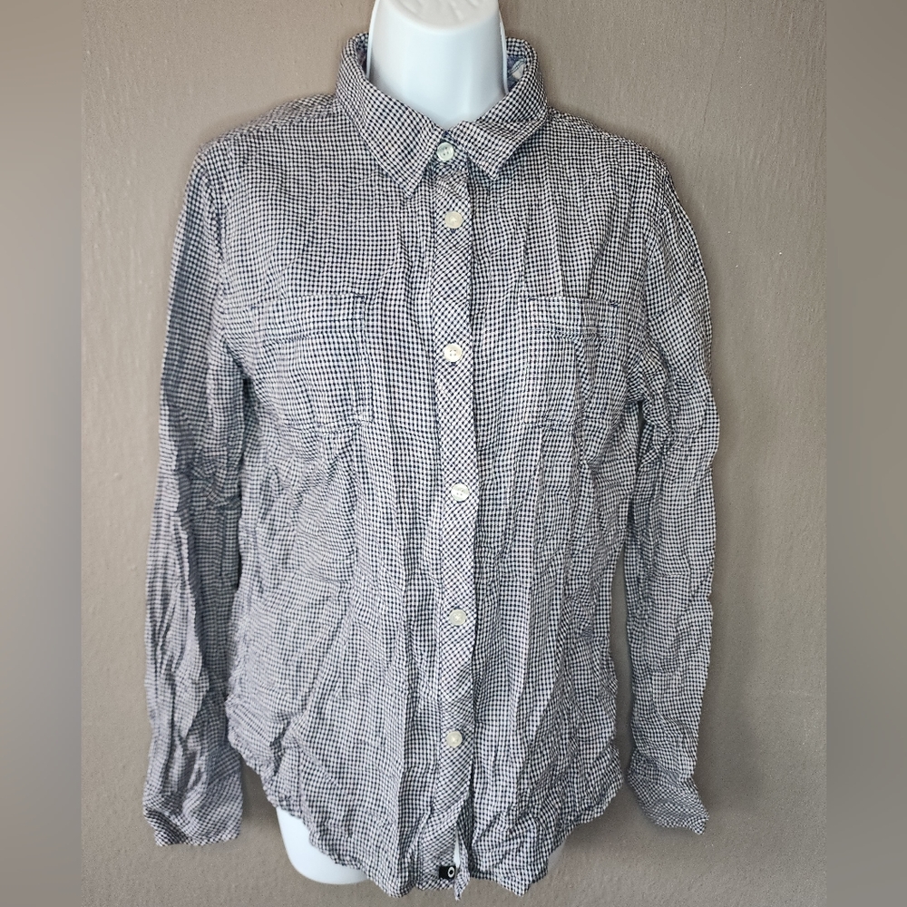 OAKLEY Plaid Double Layer Button Shirt Blue, White, Purple